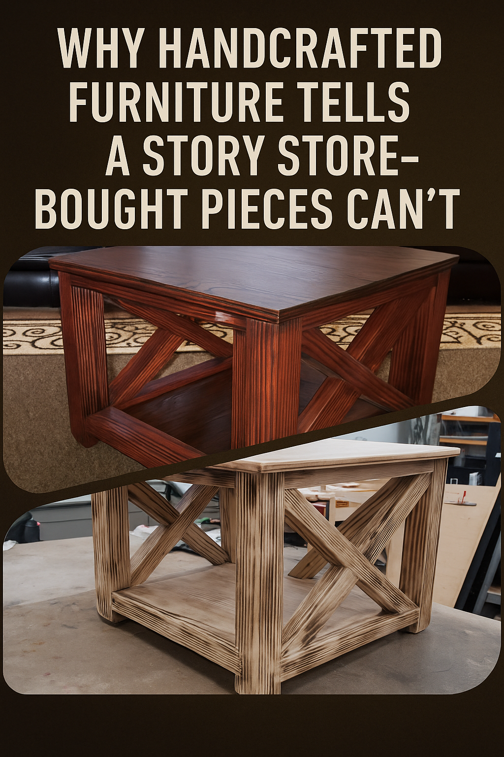 Why Handcrafted Pieces Tell a Story That Store-Bought Furniture Can’t
