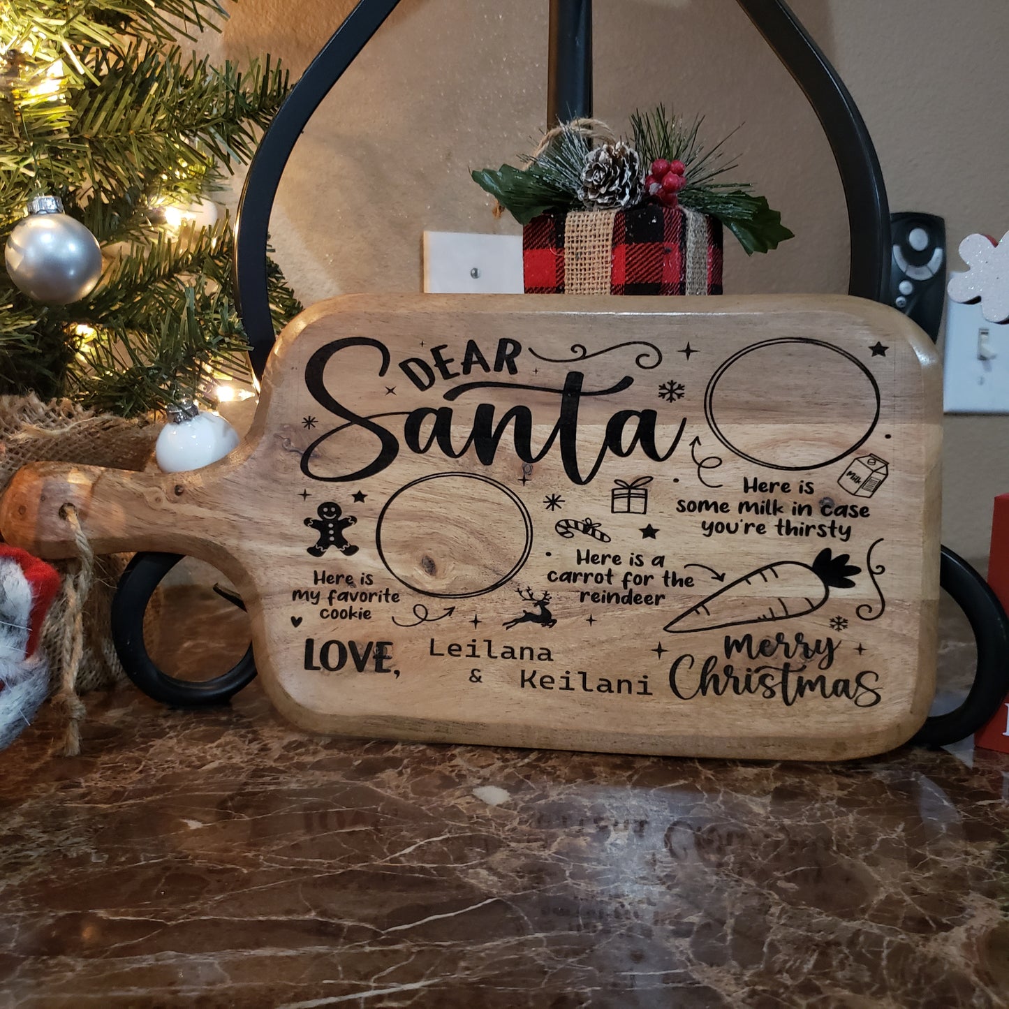 Dear Santa Serving Tray.