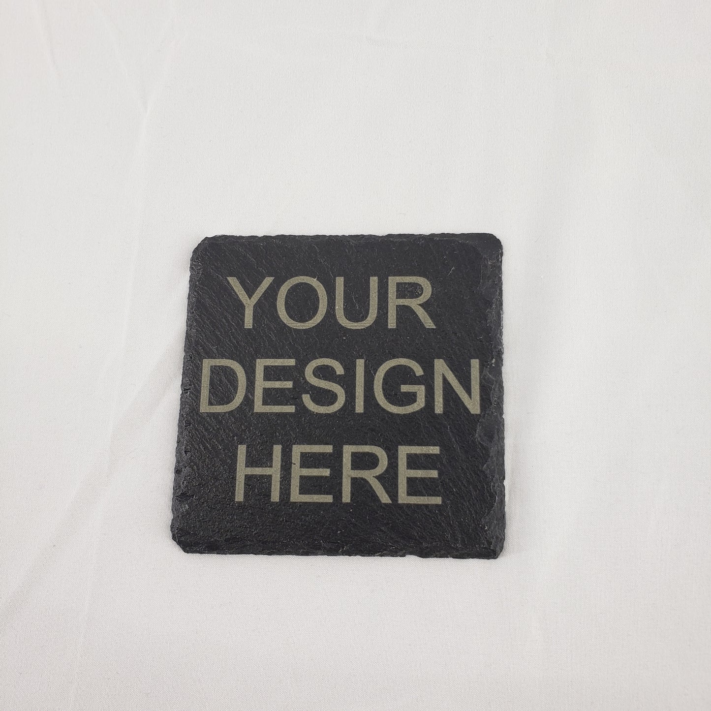 Square slate coasters