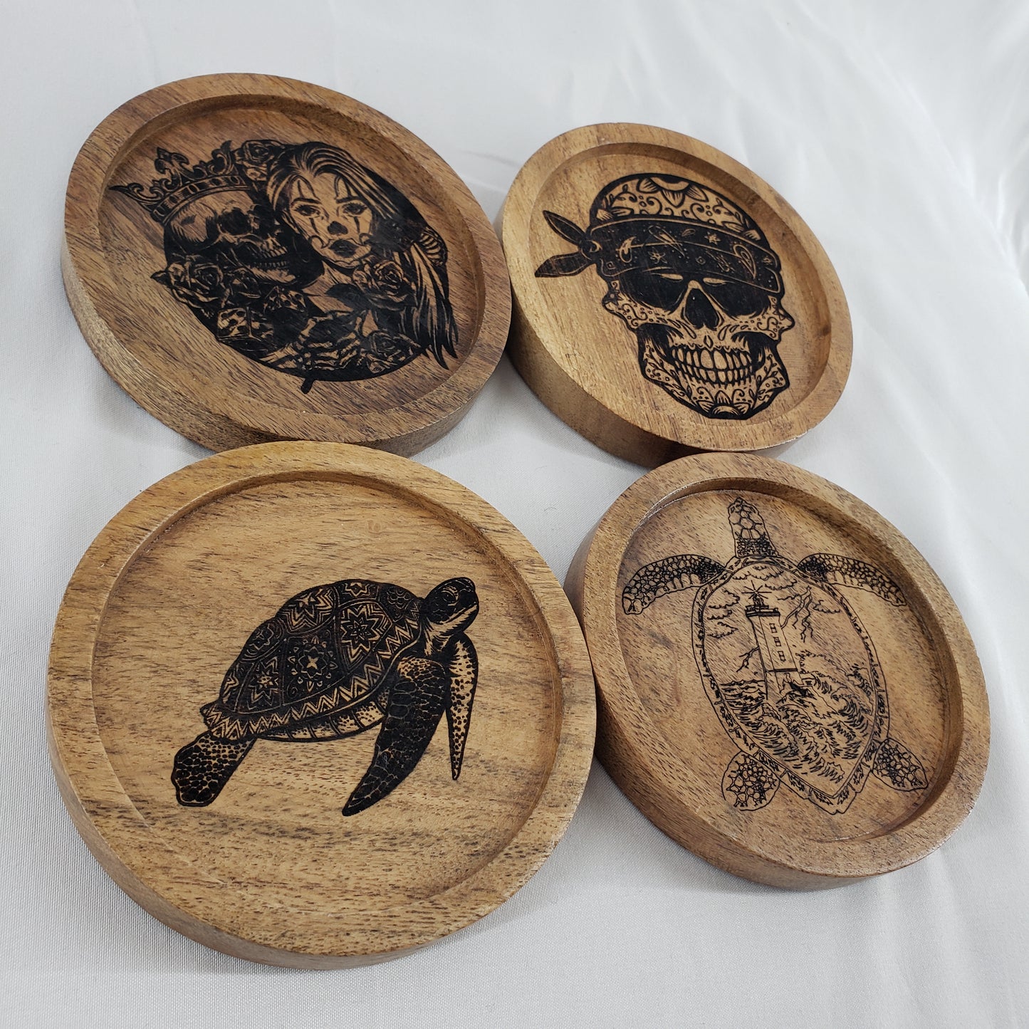 Wooden Round coasters