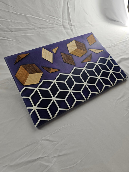 Royal Mosaic Epoxy Board