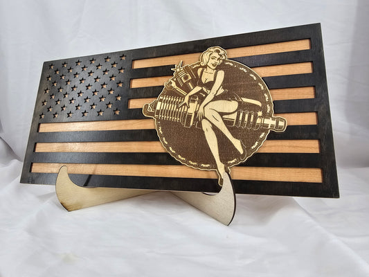 American Flag Car Signs