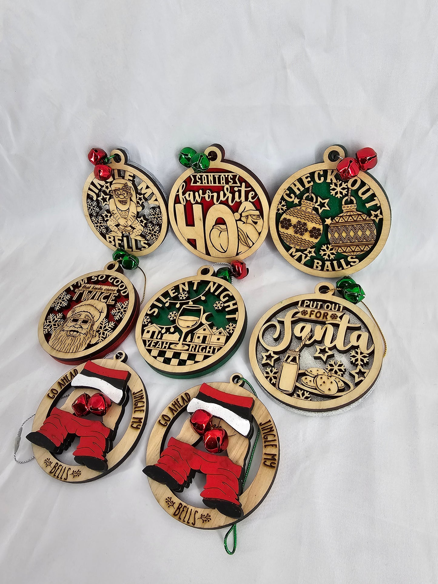 Naughty christmas ornaments