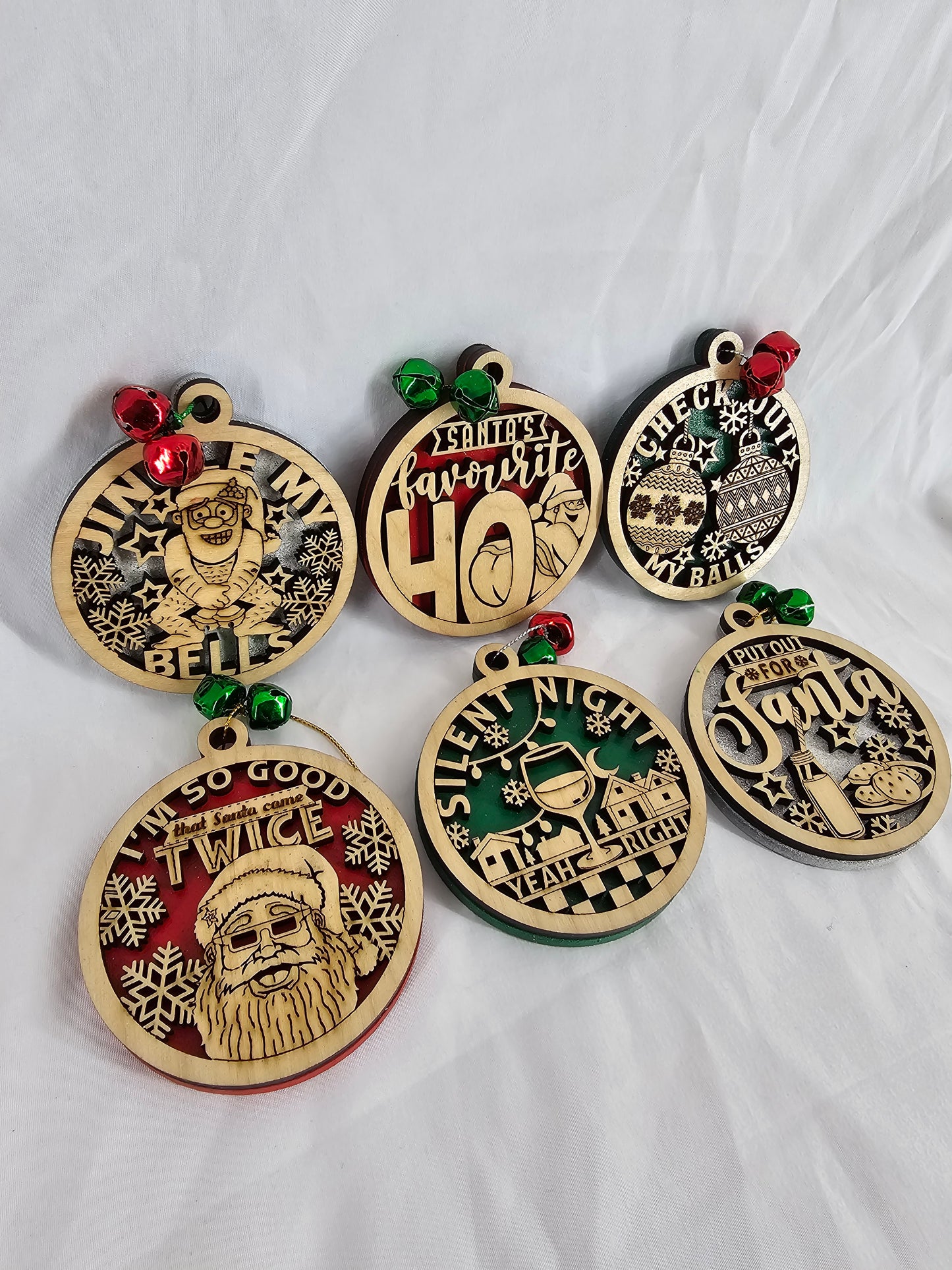 Naughty christmas ornaments